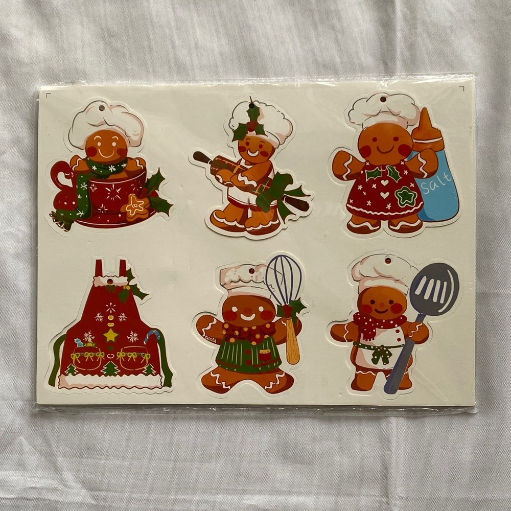 Gingerbread Chef Cardboard Ornaments